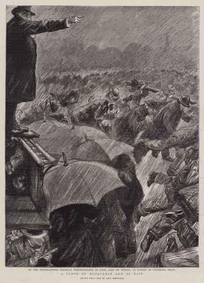 Un torrente de elocuencia y de lluvia de Charles Paul Renouard